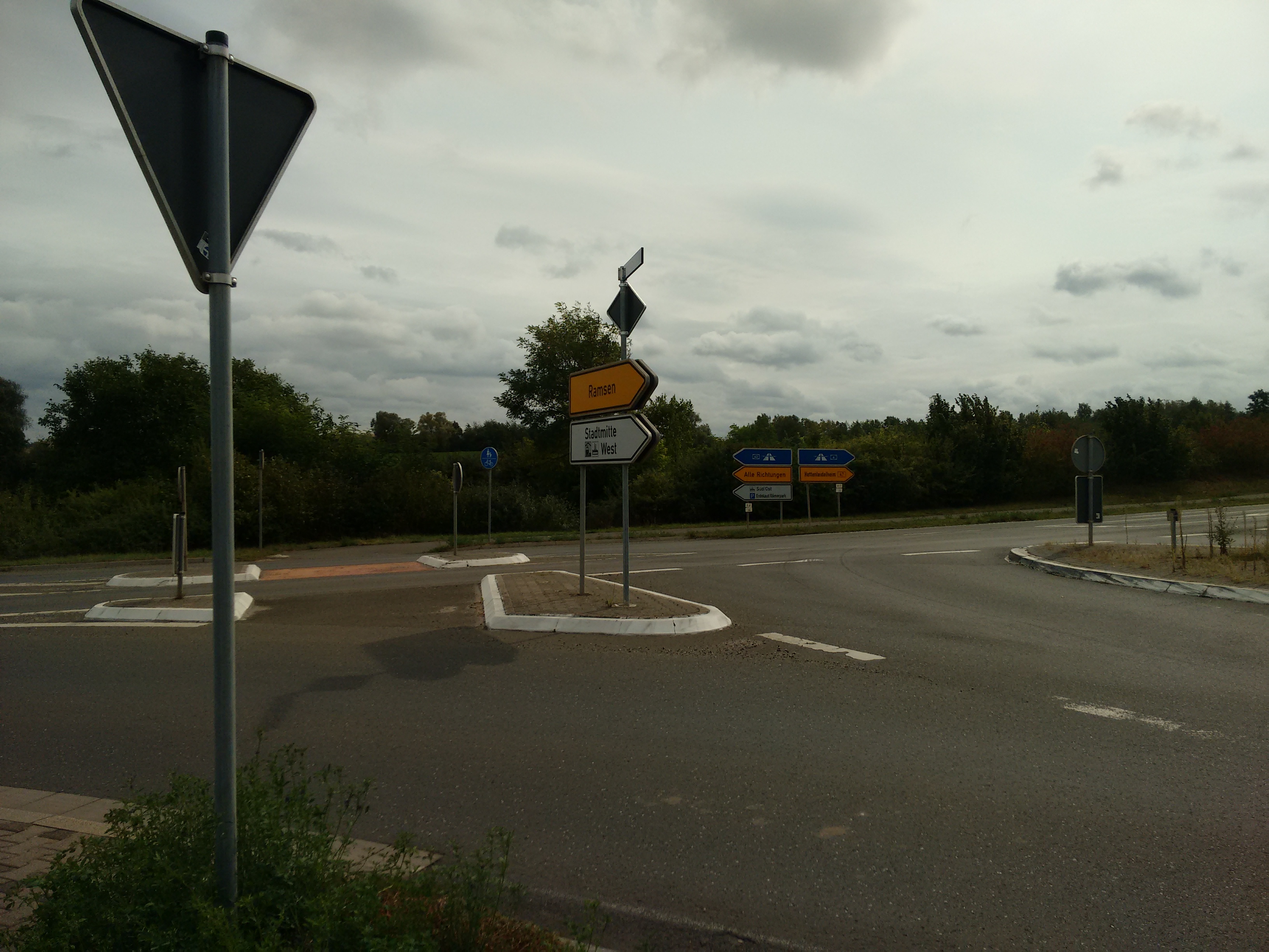 Schilder Ausgang Eisenberg